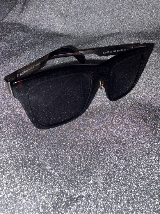 Balmain Accessories - Tortoise Balmain Sunglasses w/ Gold Accent